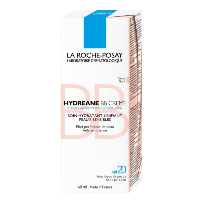 La Roche Posay  Hydreane Pelli Sensibili Hydreane BB Cream Rose 40 ml