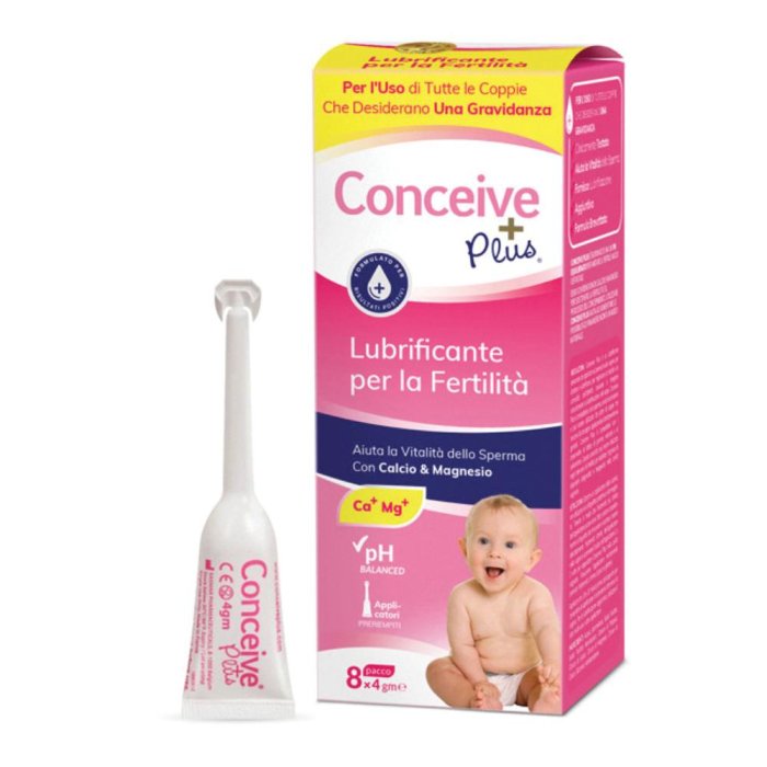 Sasmar- Conceive Plus Lubrificante Per La Fertilità, 8 Pezzi