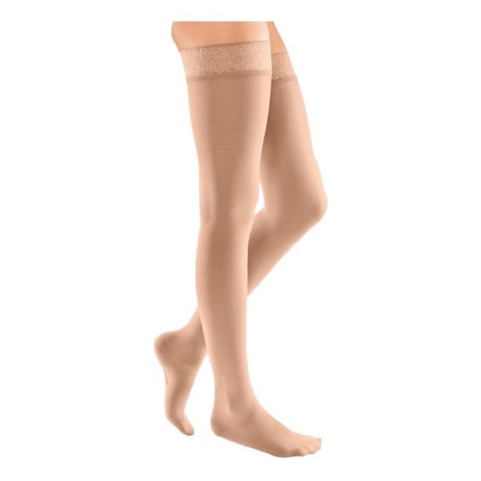 Medi KL2 Elegance gambaletto beige L4 modello 285 calza elegante a compressione graduata classe 2