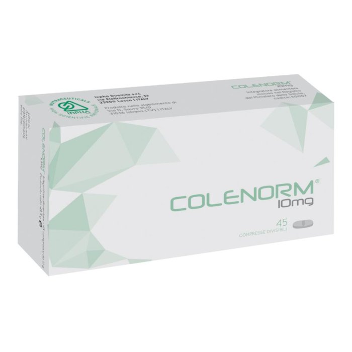 Inpha Duemila Colenorm 10mg 45 Compresse Divisibili Da 530 Mg