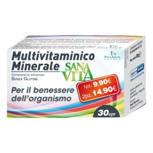 Paladin Sanavita Multivitaminico Minerale 30 Compresse