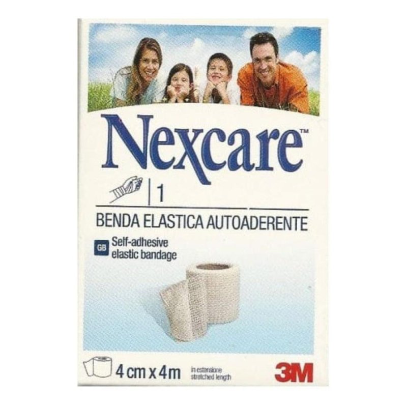 3M Nexcare Benda Elastica Autoadesiva cm 4 x 4 m 1 Pezzo