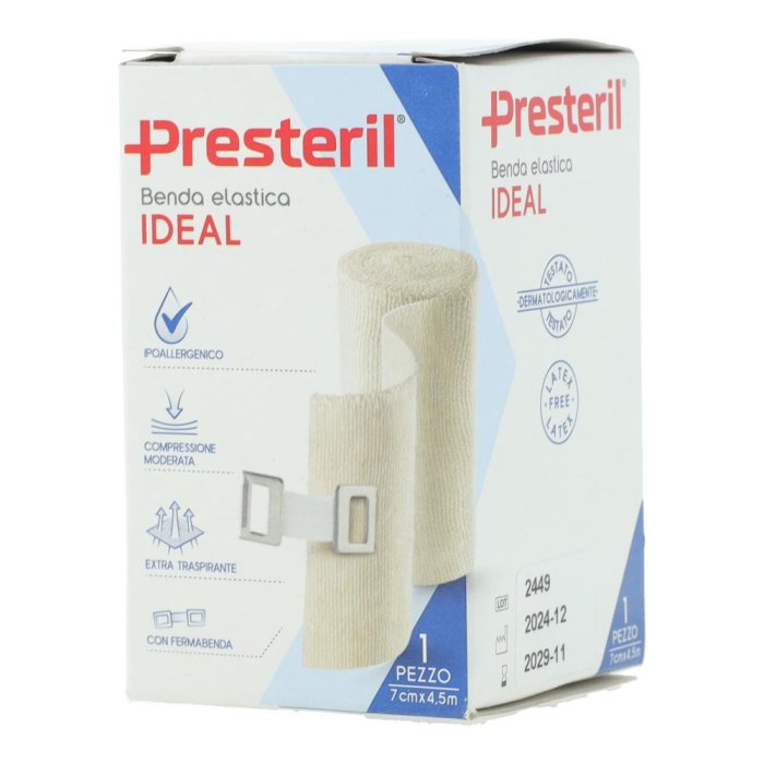 Medipresteril Benda Elastica Ideal Compressione Moderata 7cm x 4,5m