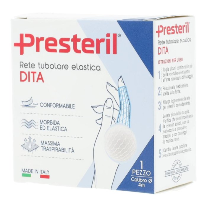 Medipresteril Rete Tubolare Elastica Dito Calibro 0 4 Metri Tesi 1 Pezzo