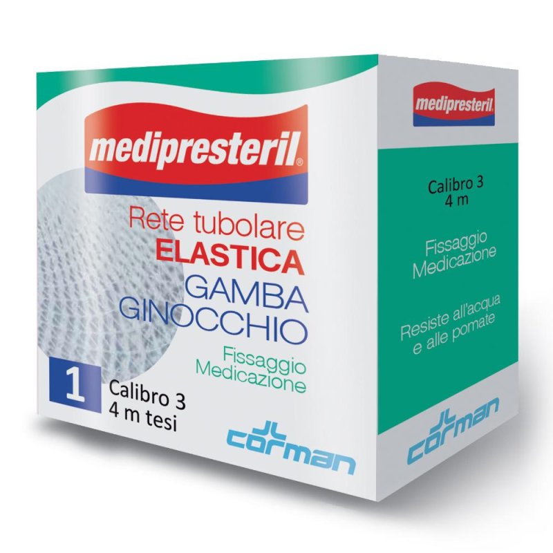 Corman Rete Tubolare Gamba/ginocchio Medipresteril Calibro 3 4 Metri