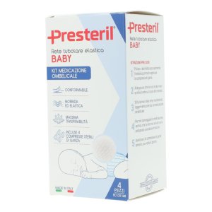 Medipresteril Rete Tubolare Elastica Ombelico + Compresse Di Garza Sterili