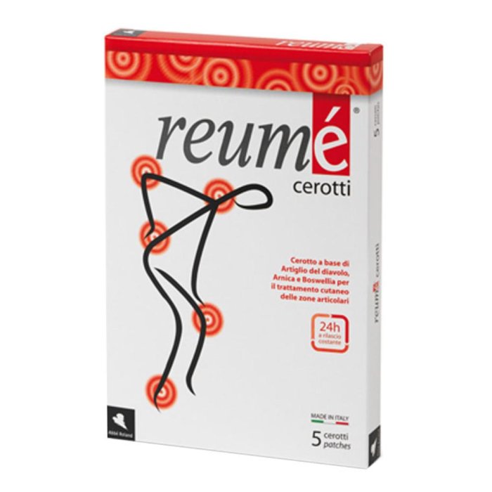 Abbè Roland Reumè Cerotti Per Infiammazioni E Dolori Articolari 5 Pezzi