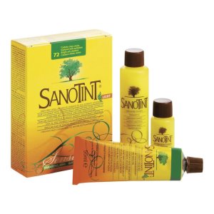Sanotint light tintura per capelli numero 72 castano chiaro cenere tubo in astuccio di cartone 125 ml