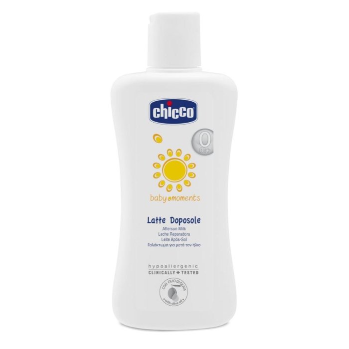 Chicco  Baby Moments Protezione Solare Latte Doposole Pelli Delicate 200 ml