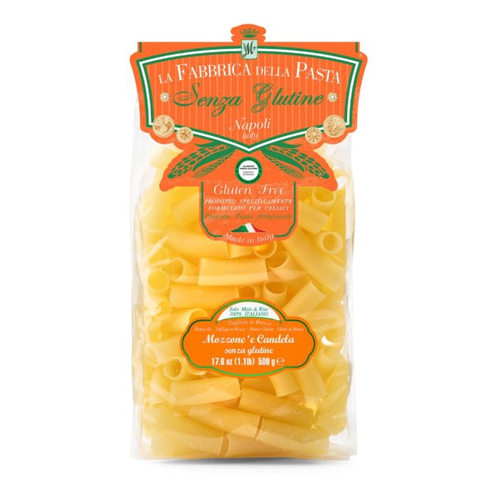 La Fabbrica Pasta Gragnano Mozzone 'e Candela Pasta Senza Glutine 500 G