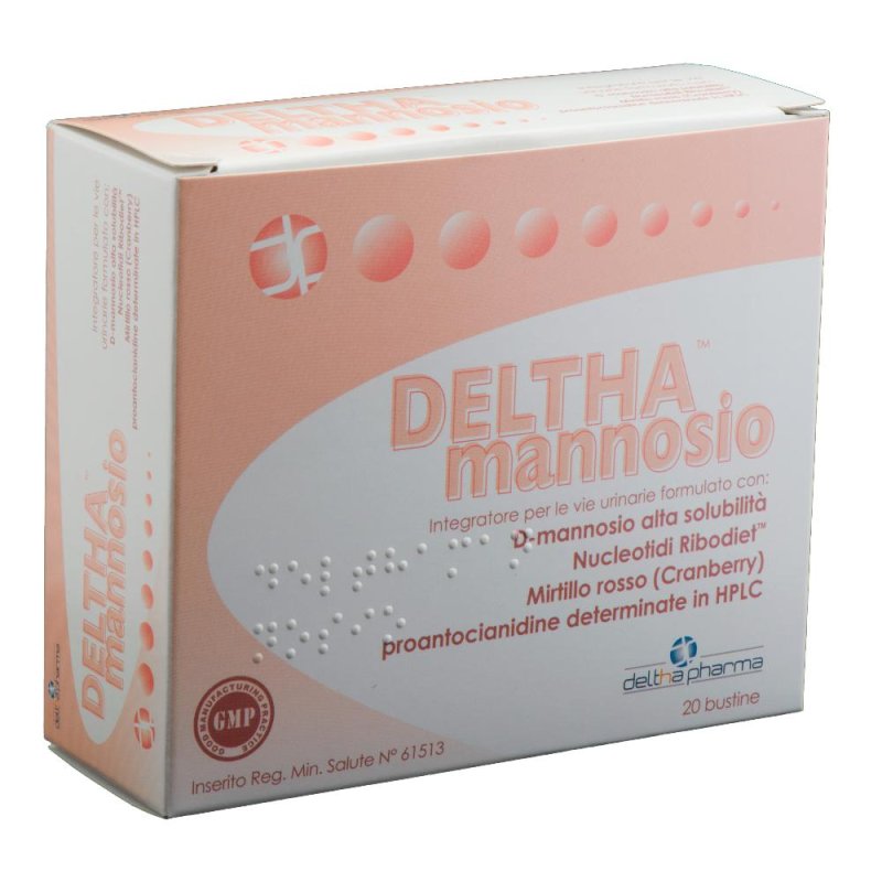 Deltha Pharma Deltha Mannosio 20 Bustine 60 G