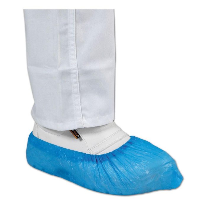 Copriscarpe monouso in CPE impermeabile antiscivolo per protezione scarpe usa e getta