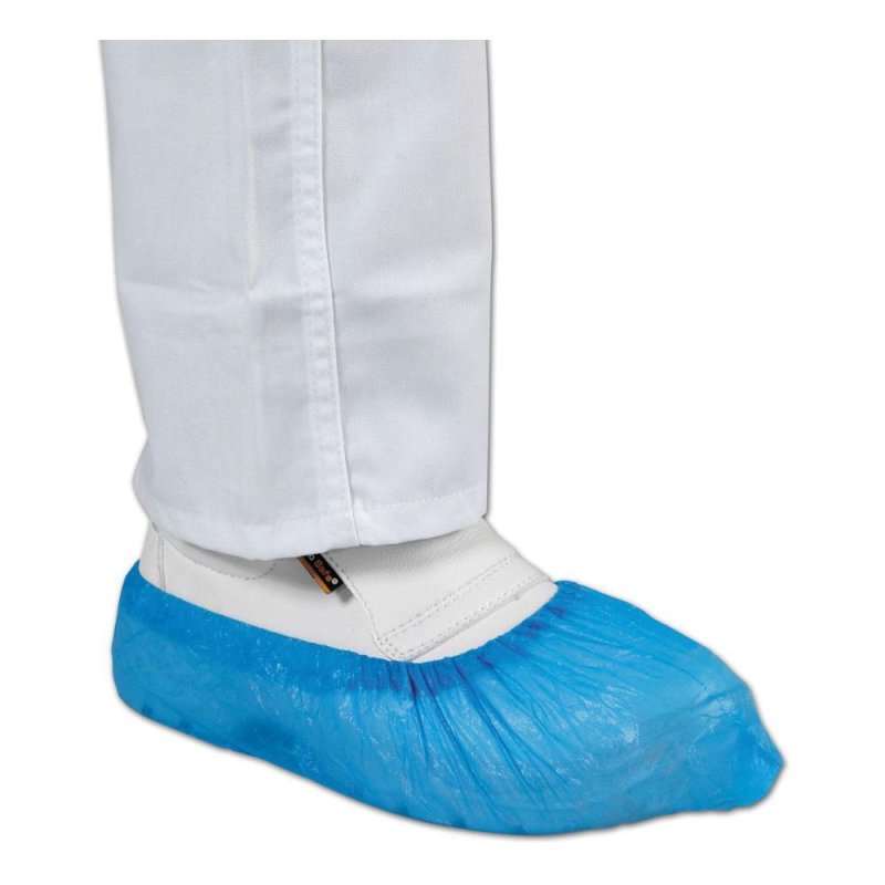 Copriscarpe monouso in CPE impermeabile antiscivolo per protezione scarpe usa e getta