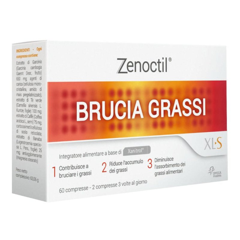XLS  Controllo del Peso Zenoctil Brucia Grassi Integratore 60 Compresse