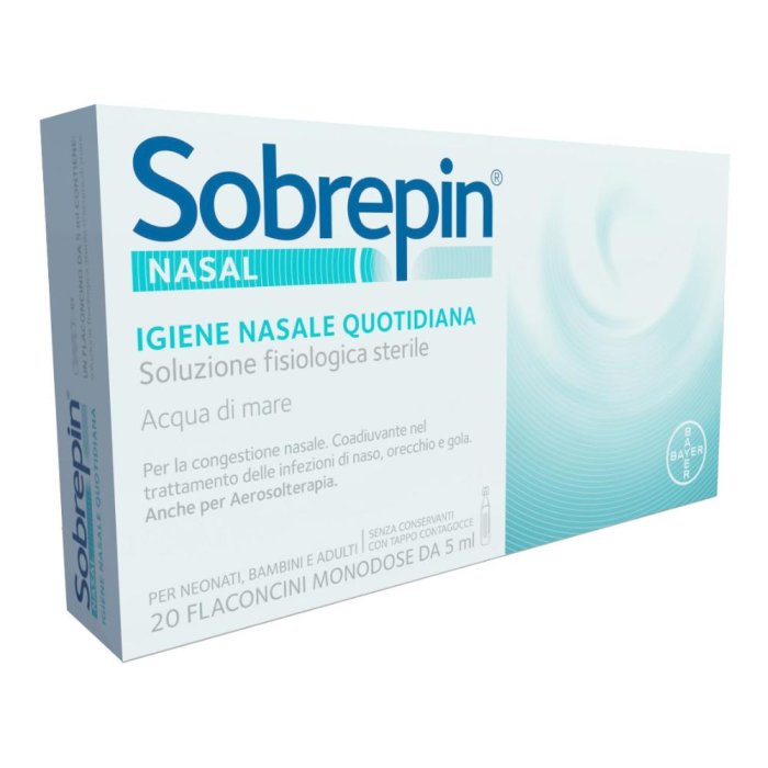 Sobrepin Nasini Nasal Soluzione 20 Fiale 5 ml