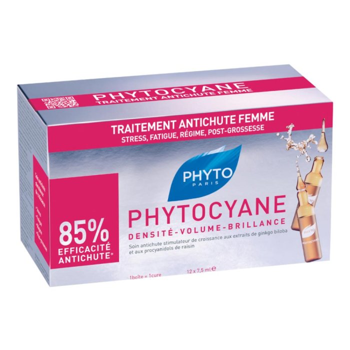 Phyto Phytocyane Trattamento Anticaduta Capelli Donna 12 Fiale 7,5 Ml