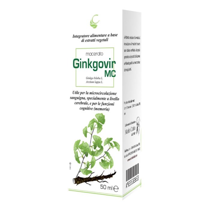 Ginkgovir macerato Caira gocce integratore alimentare a base di ginkgo biloba