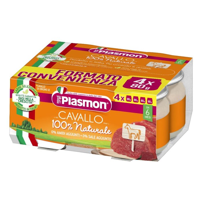 Plasmon Omogenizzato Cavallo 4X80G 80 g