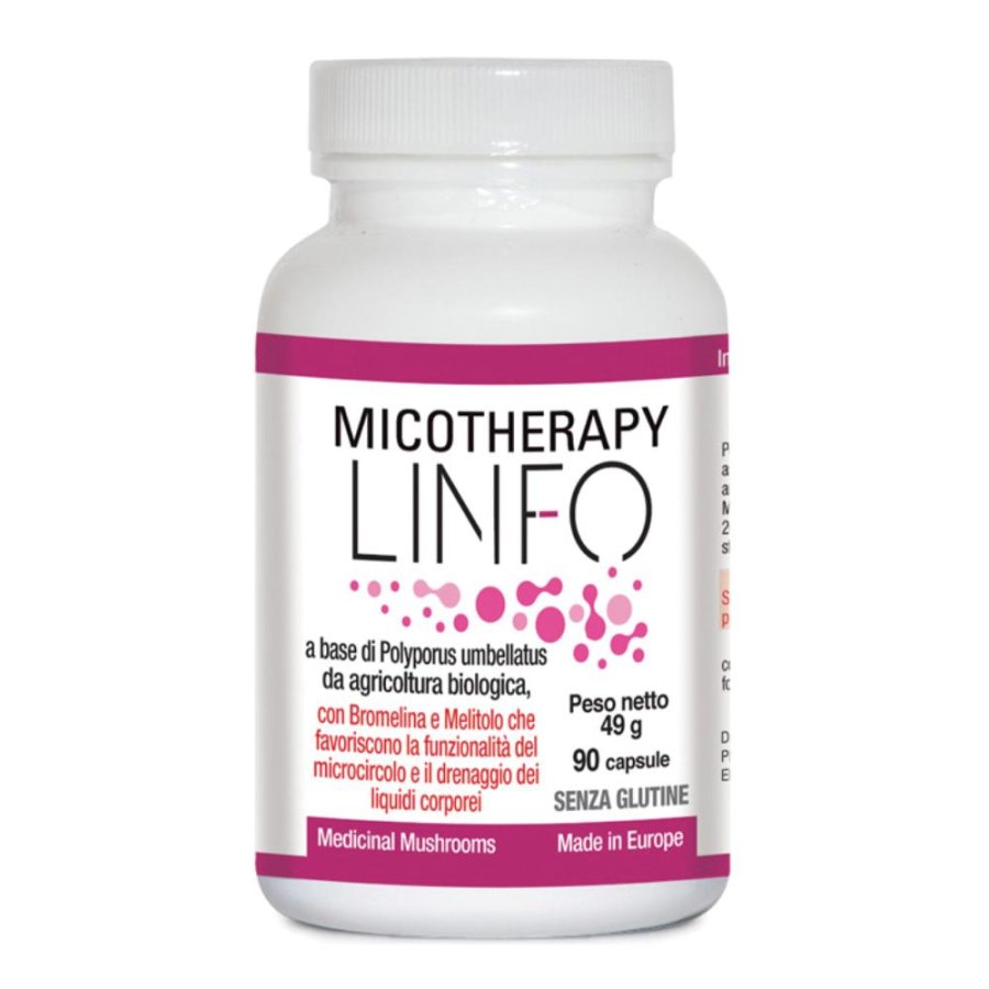 Micotherapy Linfo AVD Reform Integratore 90 Capsule Funghi Medicinali per Sistema Linfatico e Difese Immunitarie