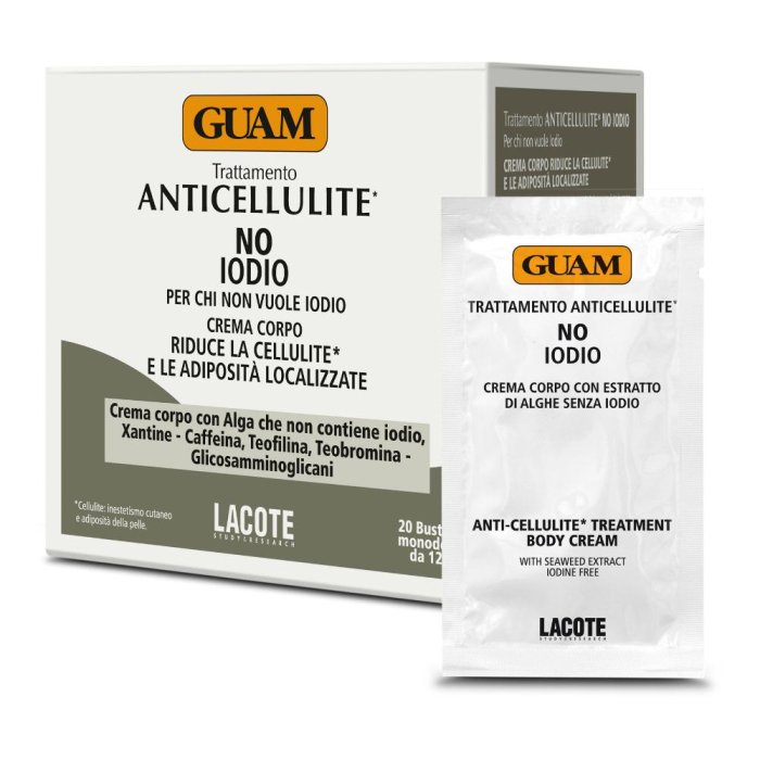 Lacote Guam Trattamenti Anticellulite Rassodanti Fanghi d'Alga senza Iodio