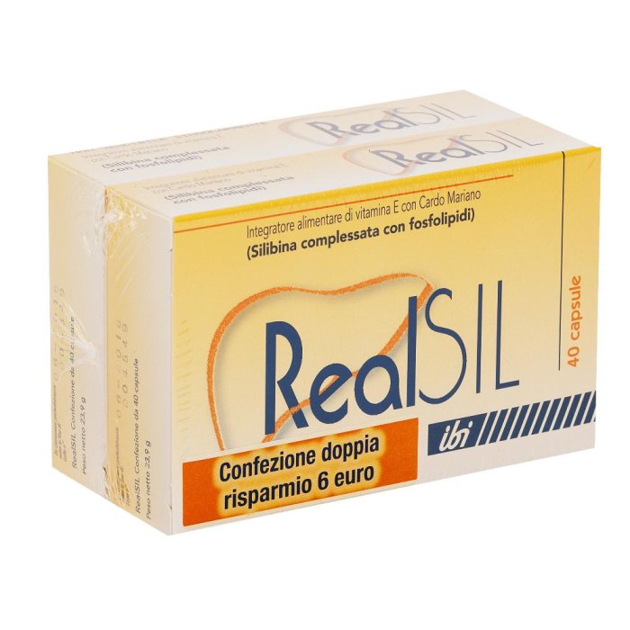 IBI  Salute e Benessere Fegato Realsil Integratore Alimentare 80 Capsule