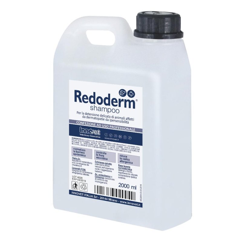 Innovet  Animali Domestici Redoderm Detersione Cani e Gatti Shampoo 2000 ml