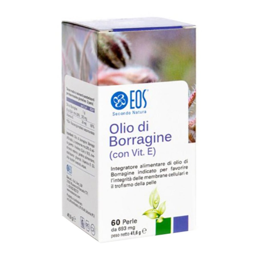 Eos Olio Borragine Integratore Alimentare 60 perle Eos Olio Borragine Integratore Alimentare 60 perle