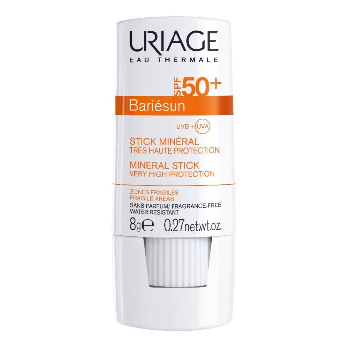 Bariésun SPF 50+ stick minerale 8 g stick solare alta protezione per zone sensibili