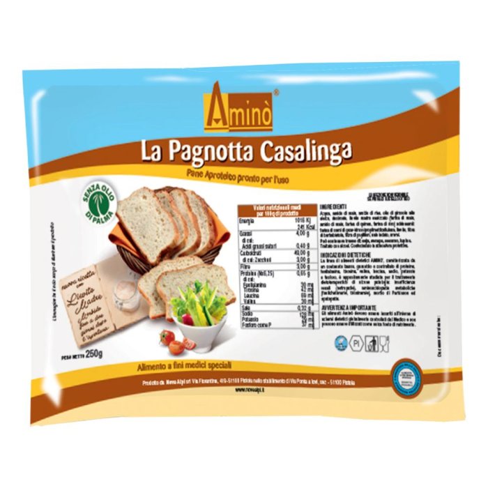 Amino La Pagnotta Casalinga pane proteico a ridotto contenuto di carboidrati