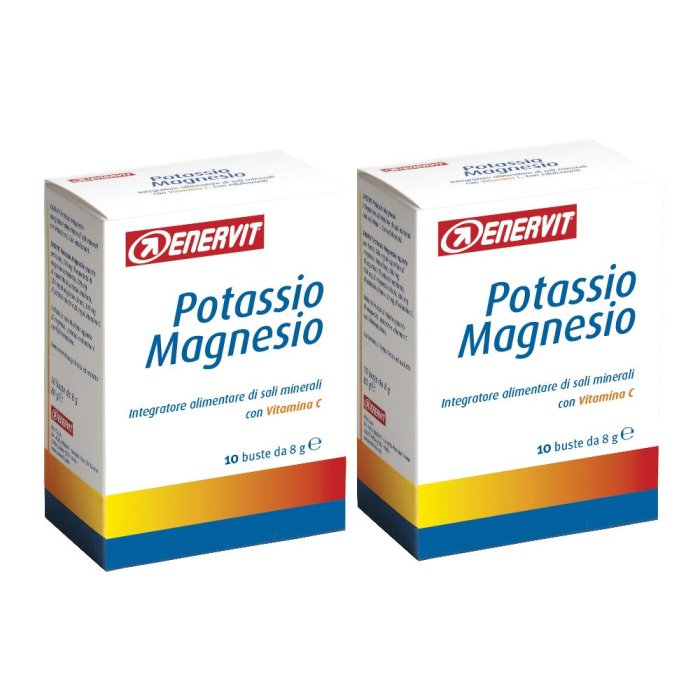 Enervit Magnesio Potassio Integratore Sali Minerali Vitamina C 20 Bustine