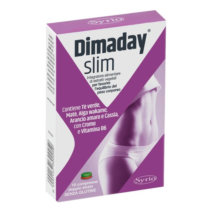 Syrio  Controllo del Peso Dimaday Slim Integratore Alimentare 15 Compresse
