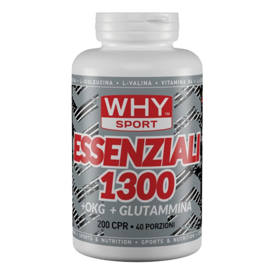 Essenziali 1300 200 compresse - multivitaminico con aminoacidi essenziali Essenziali 1300 200 compresse - multivitaminico con aminoacidi essenziali