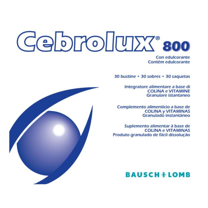 Bausch & Lomb-iom Cebrolux 800 Bi-pack 60 Bustine