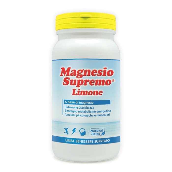Natural Point  Minerali Magnesio Supremo Integratore 150 g Limone