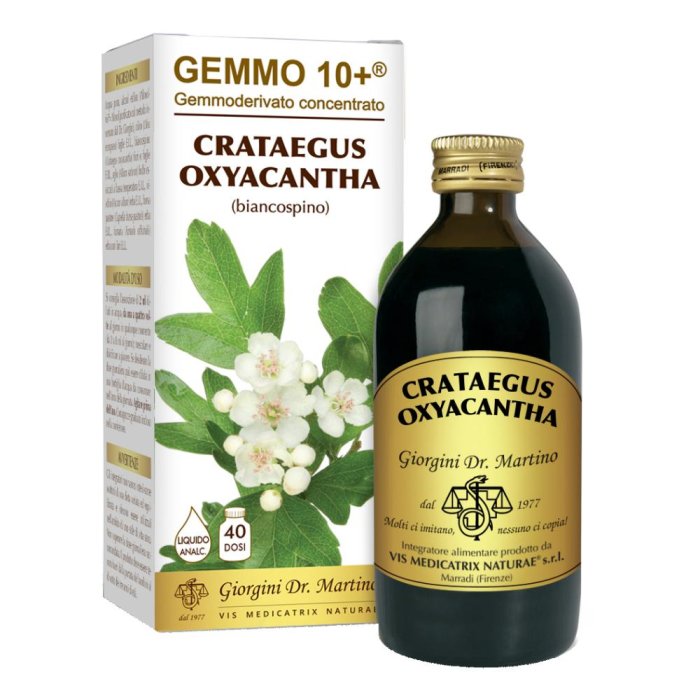 Dr Giorgini Gemmo10+ Biancospino Liquido Analcolico 200ml