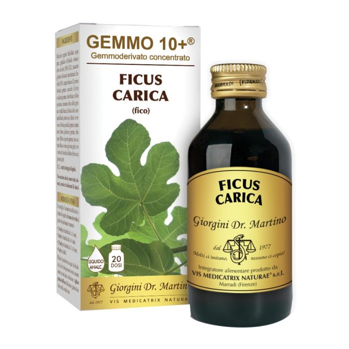 Dr.giorgini Ser-vis Fico Liquido Analcoolico Gemmo 10+ 100 Ml