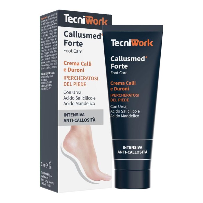 Callusmed Forte Tecniwork Trattamento Calli e Duroni Piedi Crema Intensiva Ammorbidente 50 Millilitri