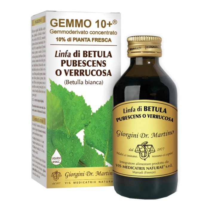 Dr.giorgini Ser-vis Betulla B Linfa 100 Ml Liquido Analcoolico Gemmo 10+