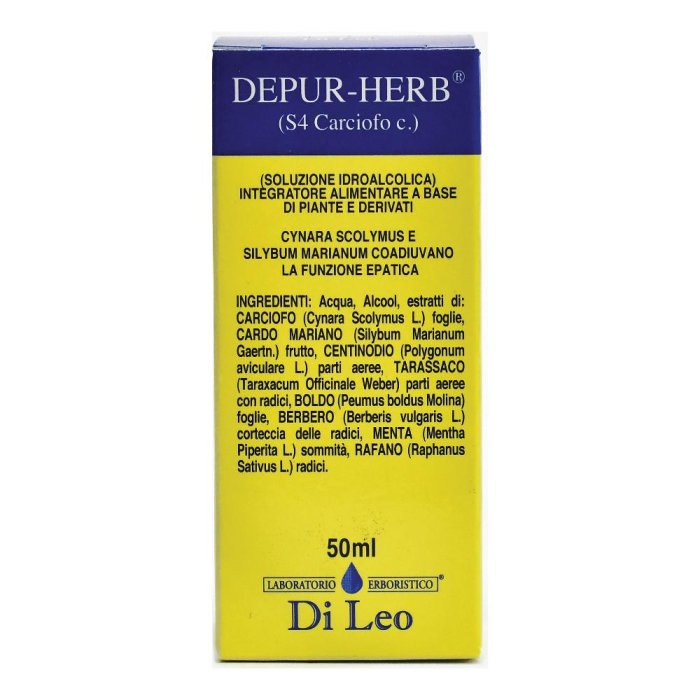 Laboratorio Erboristico Di Leo Depur-Herb S4 Carciofo 50 ml