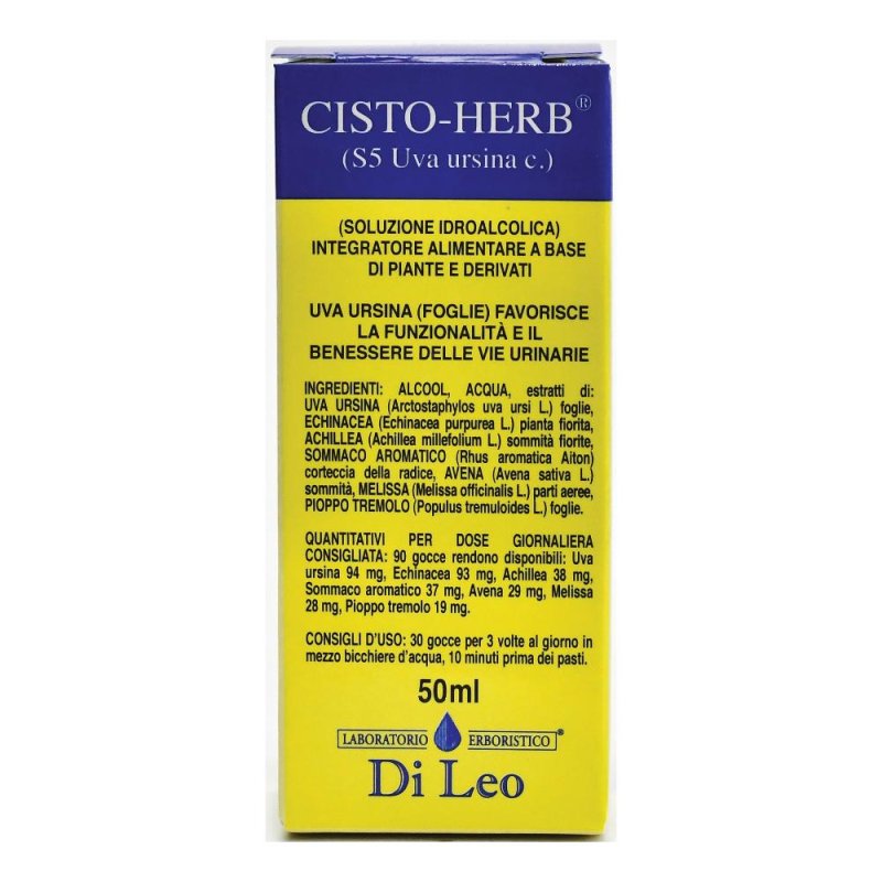 CISTO-HERB S5 UVA URSINA 50ML CISTO-HERB S5 UVA URSINA 50ML