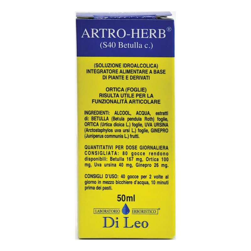 ARTRO-HERB COMPOSTO S40 BETULL ARTRO-HERB COMPOSTO S40 BETULL