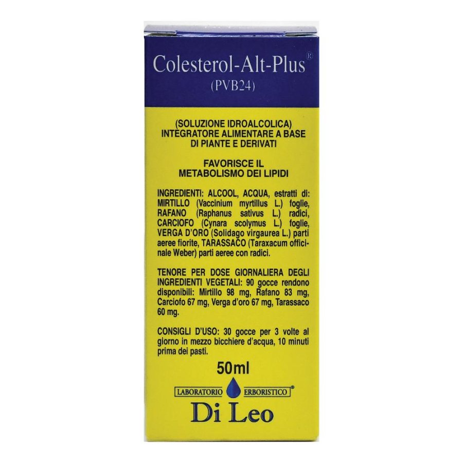 Colesterol Alt Plus PVB 24 Compresse – Integratore per Colesterolo Alto e Trigliceridi, Supporto Benessere Cardiovascolare