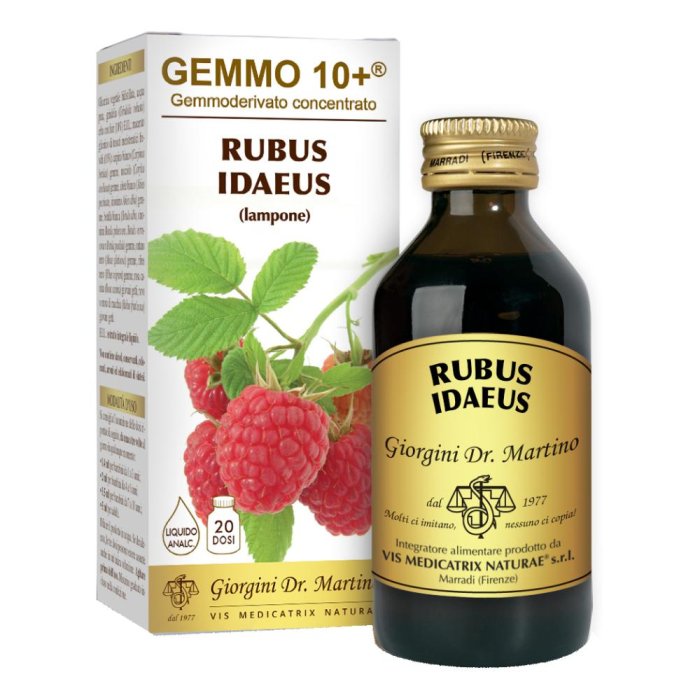 Dr.giorgini Ser-vis Gemmo 10+ Lampone Liquido Analcolico 100 Ml