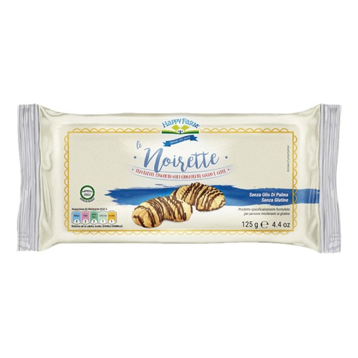 Nabu Happy Farm Le Noirette Caffe' Ricoperto Di Cioccolato 125 G