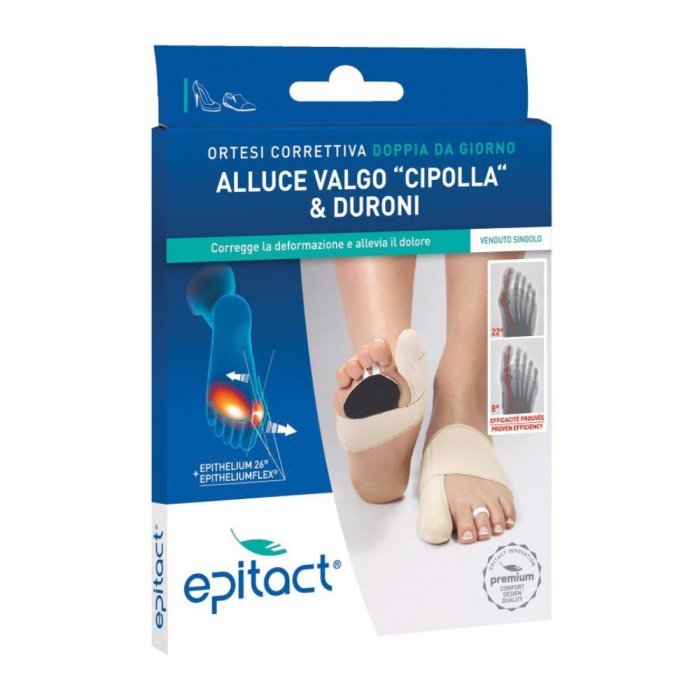 Epitact Ortesi Correttiva per Alluce Valgo da Giorno per Piede Destro Taglia L