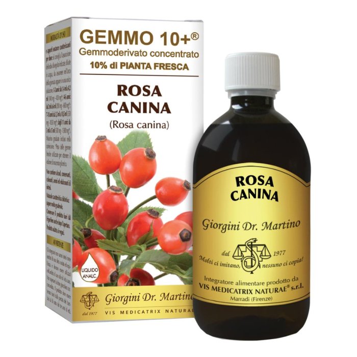  Gemmo 10+ rosa canina liquido analcolico 500 ml