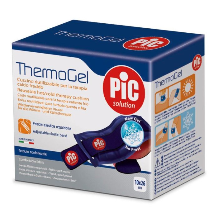 Pic Thermogel Medicazioni Caldo Freddo con Fascia Elastica 10x26 cm