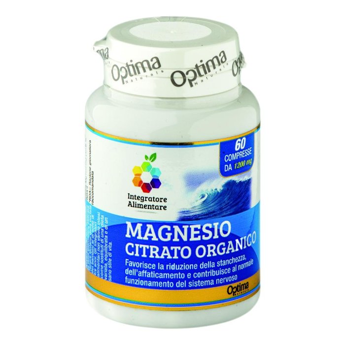 Optima Naturals Colours Of Life Magnesio Citrato 60 Compresse 1200 Mg