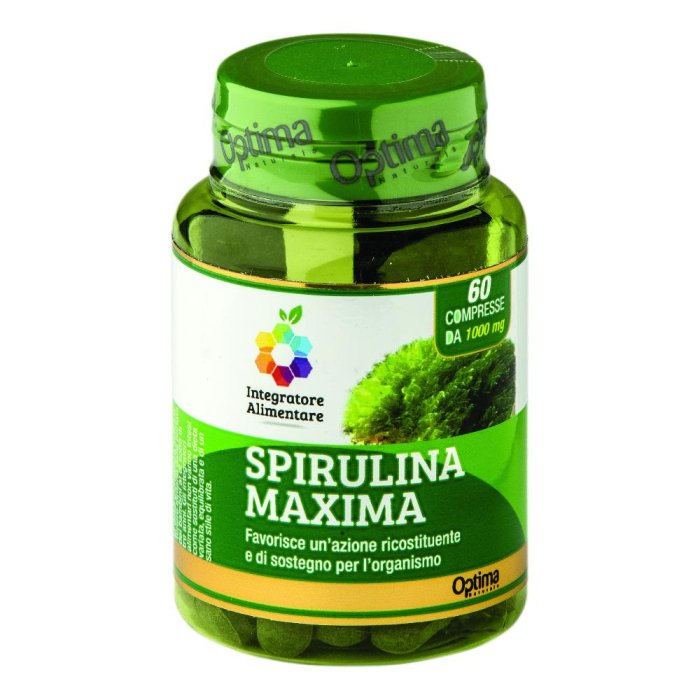 Optima Naturals Colours Of Life Spirulina Maxima 60 Compresse 1000 Mg