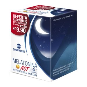 Melatonina Act 1 Mg +3 Complex 120 Compresse